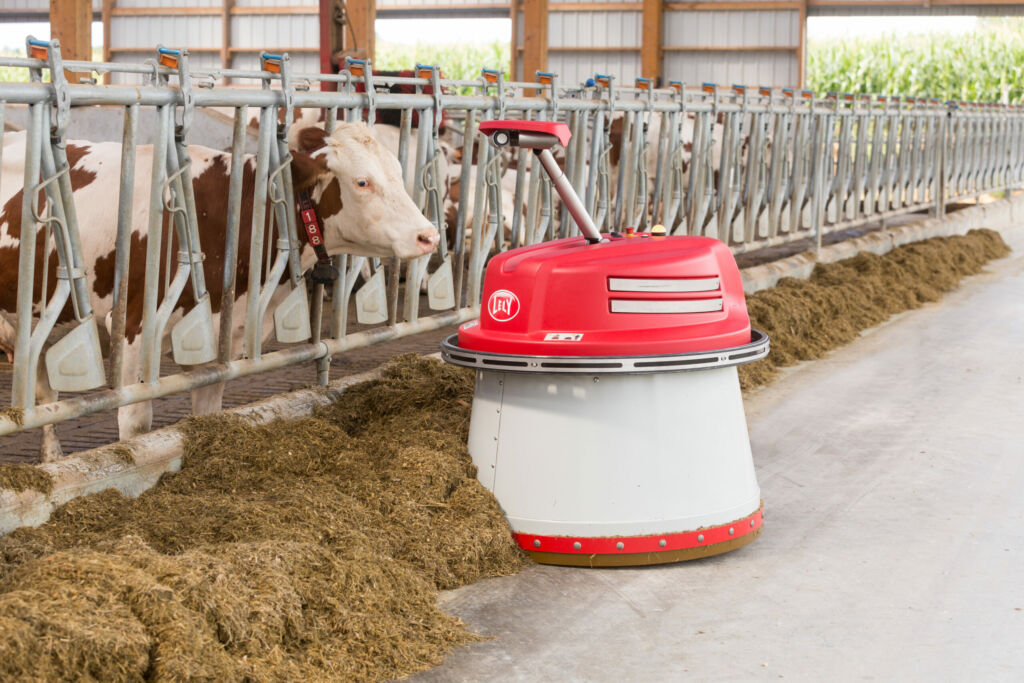 Lely Juno automatisk fôrskyver