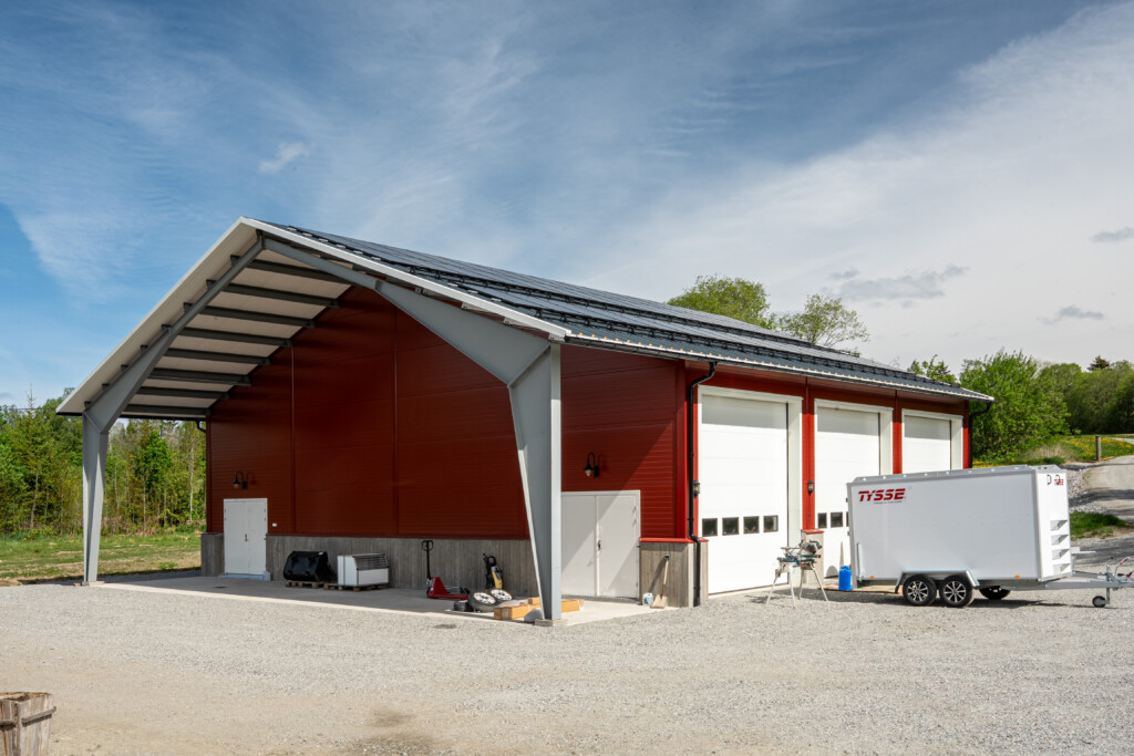 Lagerbygning for Kristoffer Modell. Eidsvoll 2025