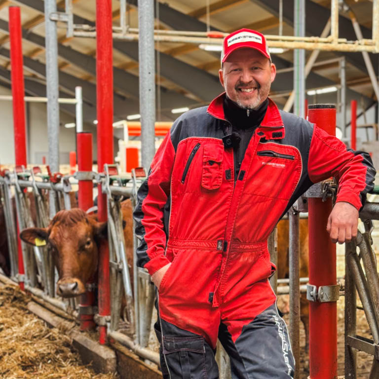 Melkebonde Ole Anton Sjule. Snåsa 2025