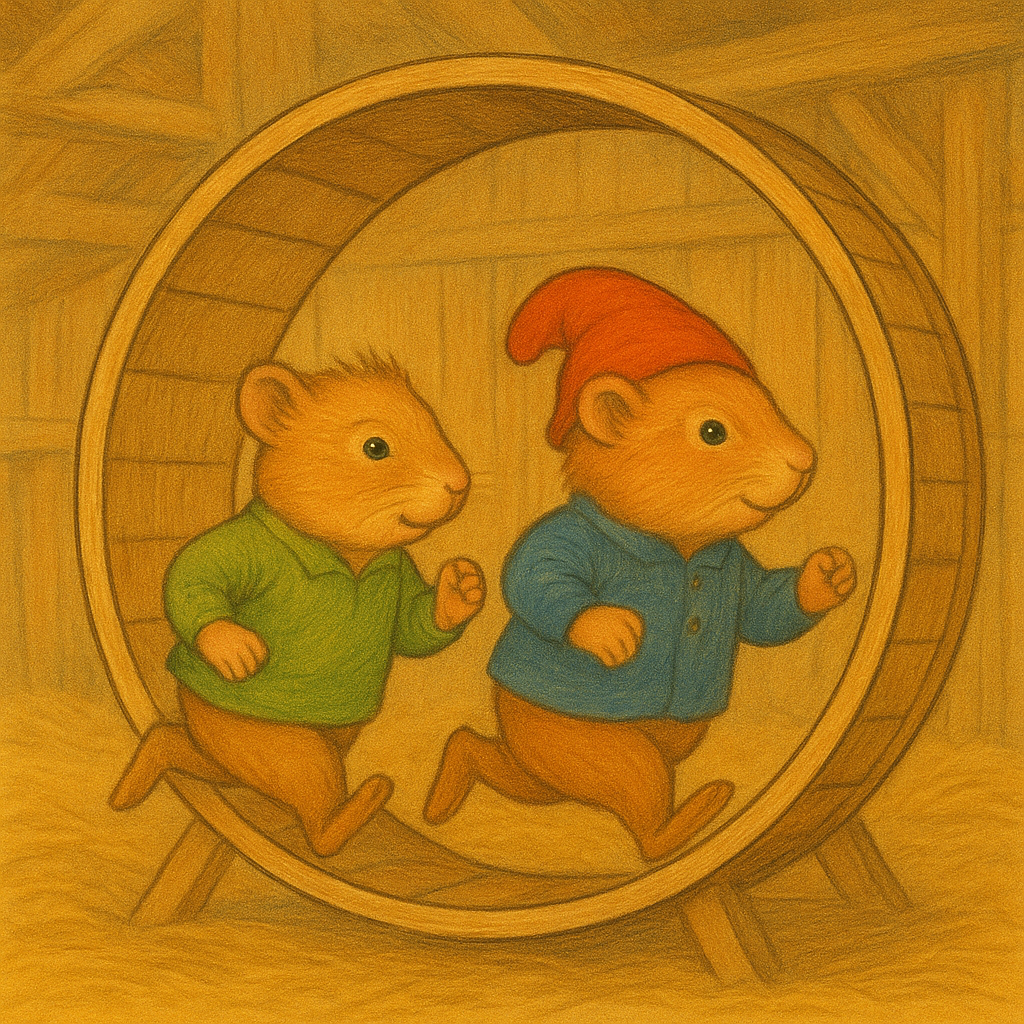 Podkast "På krybbekanten: hamsterhjulet"