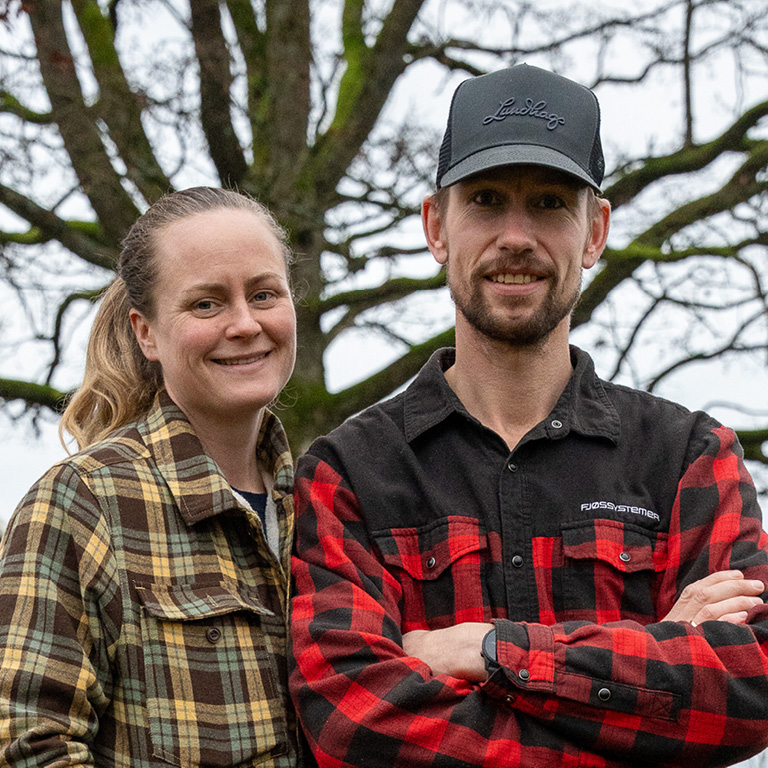 Sivert Johnsen og Vilde Eia Holtung. Vestfold, november 2025