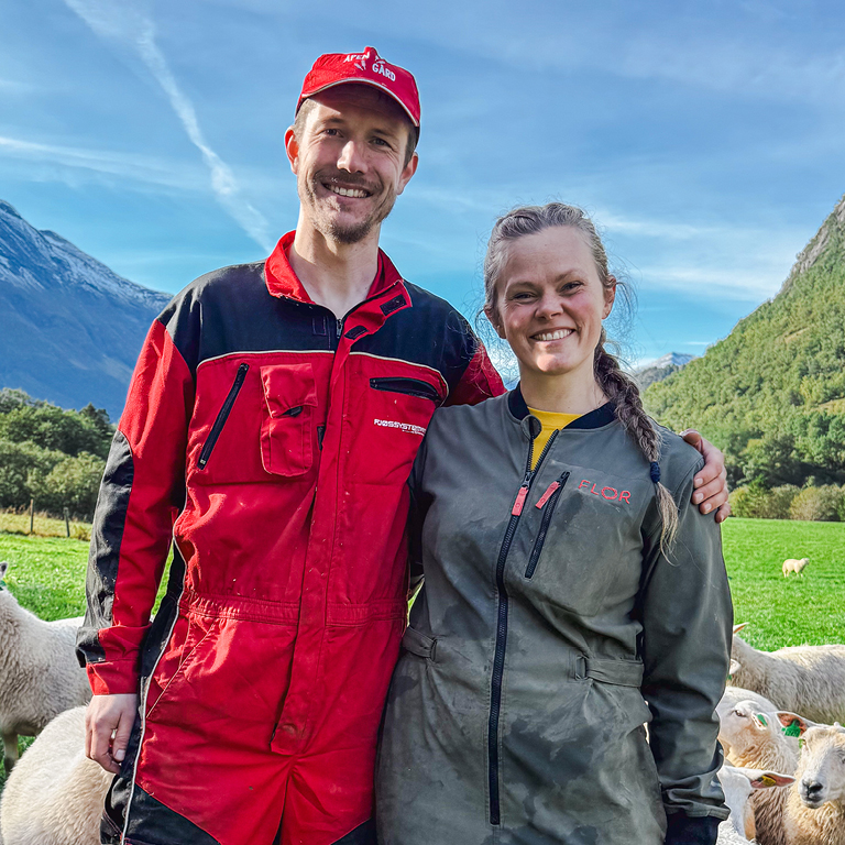 Lasse Hjelle og Gudrun Sætre Bergset. Stryn, 2025