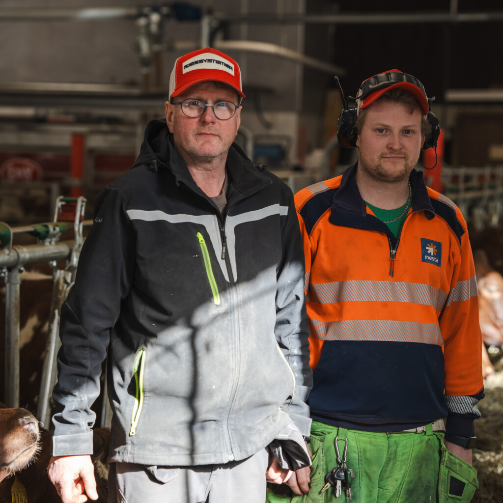 Svein Tore og Hans Jakob Sveen. Vågå, mars 2026