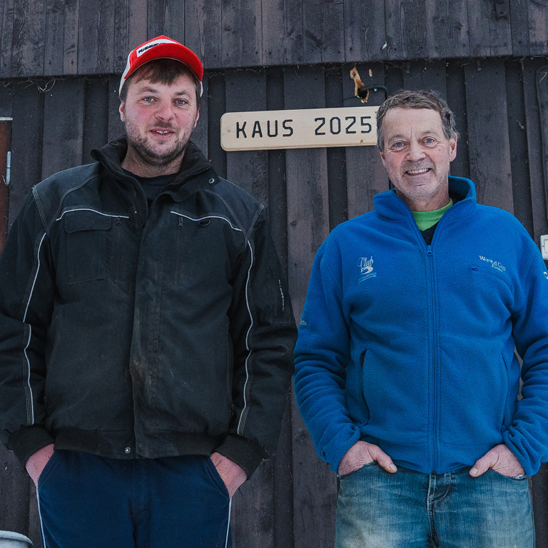 Jostein og Kjell Arne Kaus. Ringebu, 2025.